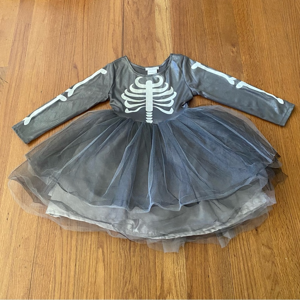 Pottery Barn Kids Light Up Tulle Skeleton Costume